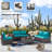 Dawes 12-Piece Outdoor Rattan Sectional Set With Cushions And Tempered Glass Table-1693317915