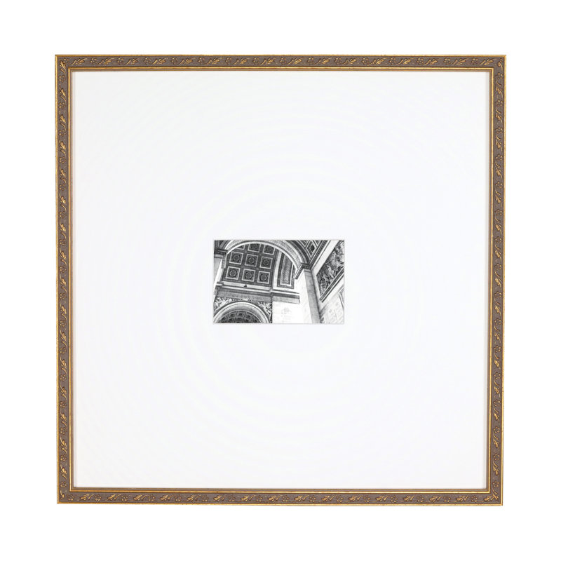 Cadre photo en bois - ensemble de 6, Or, 8 po x 10 po