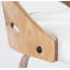 Tabouret de comptoir à hauteur fixe de 26 po avec pieds en bois courbé et repose-pieds rond Dannie-90141463-90141464-132717565