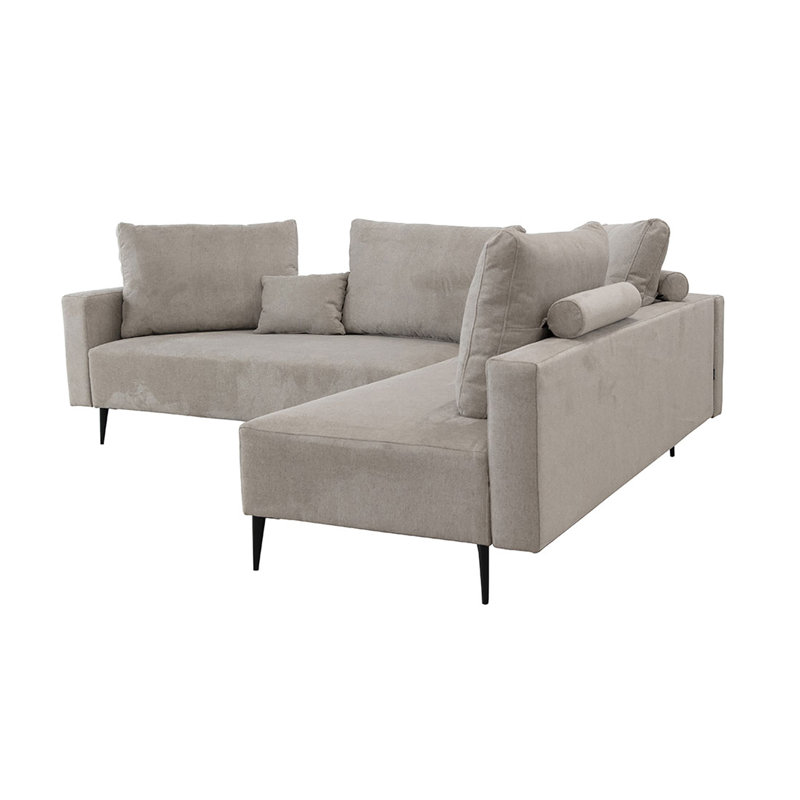 Canapé modulaire Regina, Mélange de polyester brun clair