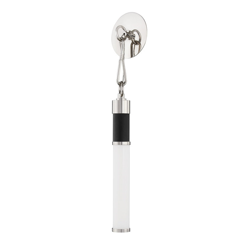 Plafonnier encastré à intensité variable 1 lumière Huntington, Nickel poli