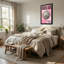 Motif de boule abstraite à tourbillons roses-1262718366