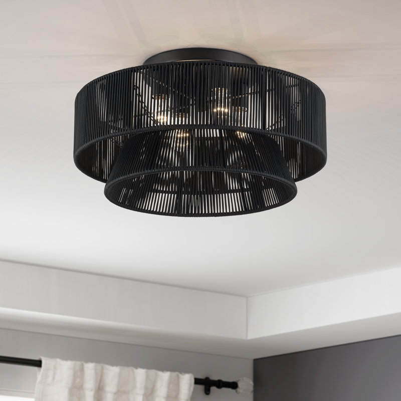 Très grand semi-encastré 4 lumières Florell