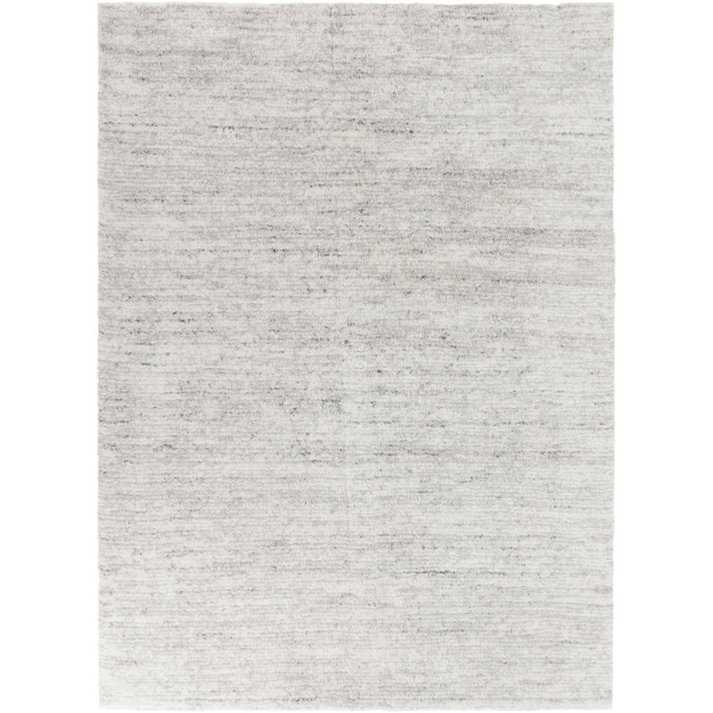 Auren Cream Scandi Minimalist Area Rug, Rectangle 7'10" x 10'