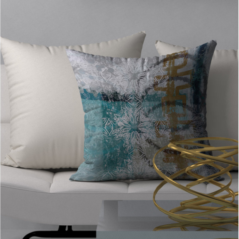 Housse de coussin décorative carrée de prime success, 18 po x 18 po
