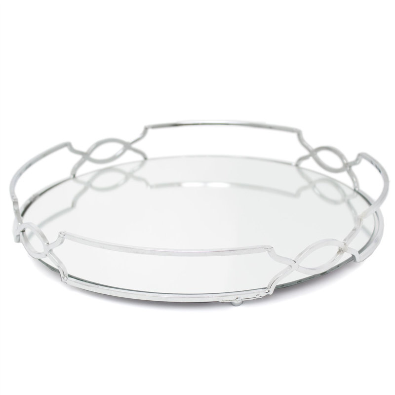 Alline Mirror Tray, Silver