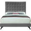 Tufted Upholstered Low Profile Platform Bed-1783538955-1783538953