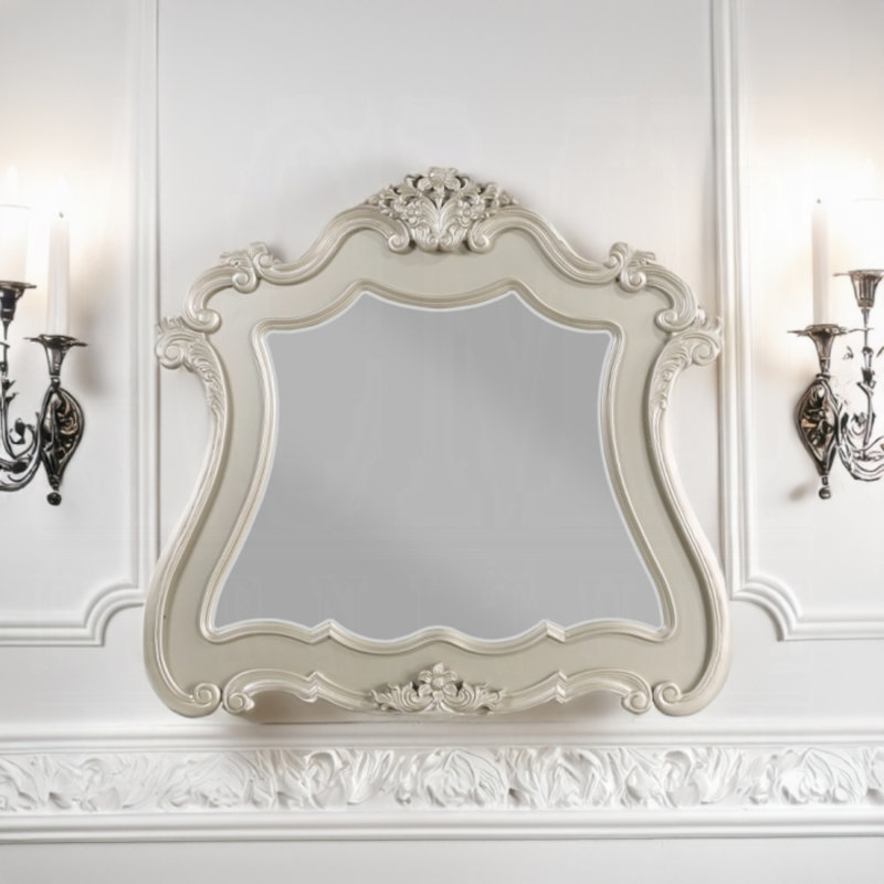 Miroir pour commode Bentence en champagne