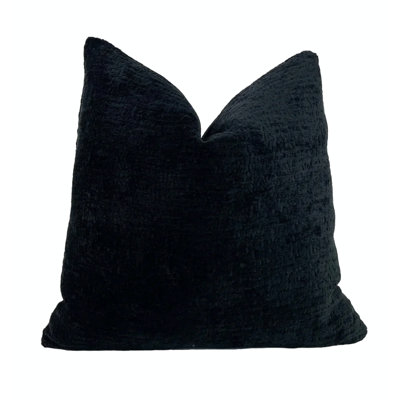 Solid Chenille Throw Pillow Cover