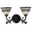 Tiffany 2 - Light Armed Sconce
