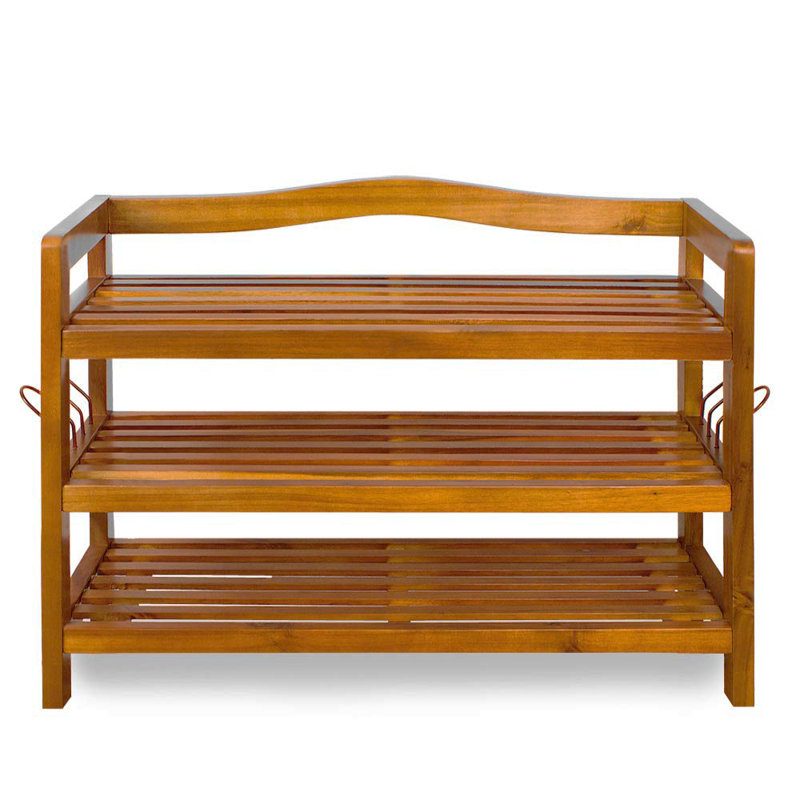 Solid Wood Storage Bench