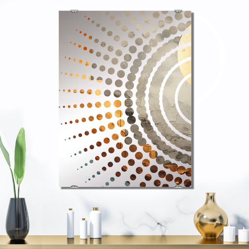Miroir mural Osby - Abstract Collages MIR133710, 32 po x 24 po