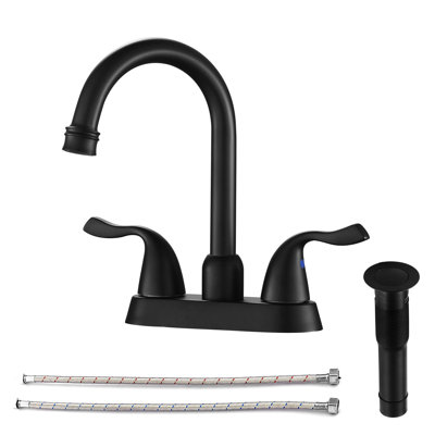 Vessel Sink Faucet 2-handle Bathroom Faucet with Drain Assembly