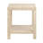 Montrail Raffia Square End Table