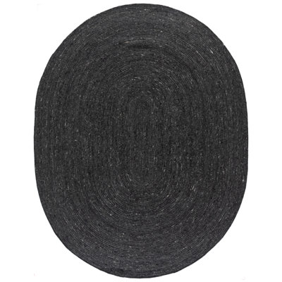 Coleman Hand Woven Wool / Cotton Solid Color Rug
