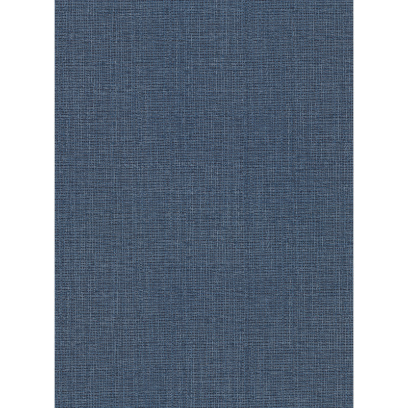 Malvia, rouleau de papier peint artificiel gris clair Claremont, 27 pieds de long x 27 pouces de large, Indigo