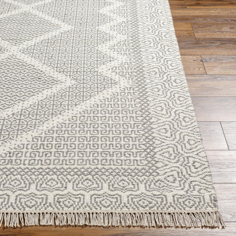 Kenyatta Wool Southwestern Indoor Rug, Rectangle 6' x 9'