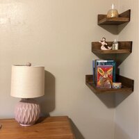 Vincenzo 3 Piece Wall Shelf Three Posts