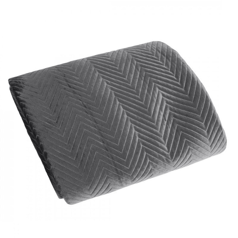Gatik Polyester Solid Colour Bedspread, W220 x L240cm, Green