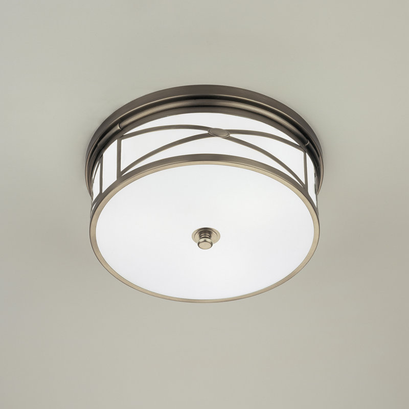 Chase 3 - Light Flush Mount, Dark Antique Nickel