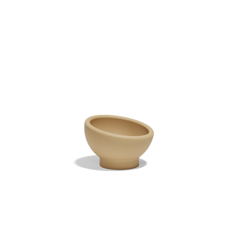 Luna Planter, 10.75" H x 15.75" W x 15.75" D, Camel