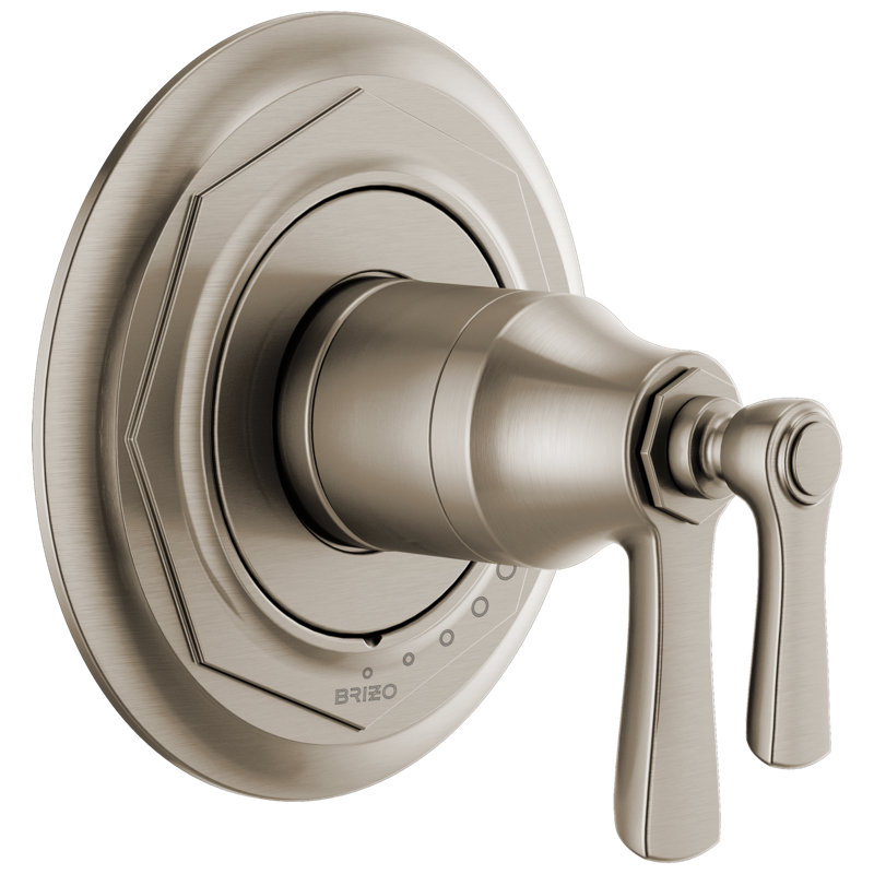 Rook® TempAssure® Thermostatic Valve Trim, Luxe Nickel