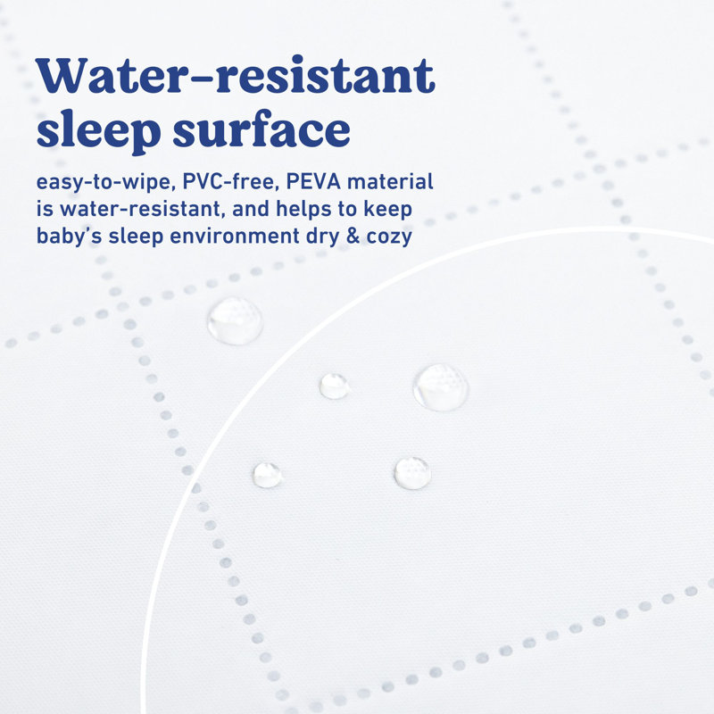 Matelas de lit de bébé et de tout-petit résistant à l'eau de 5 pouces Graco Basics, Matelas