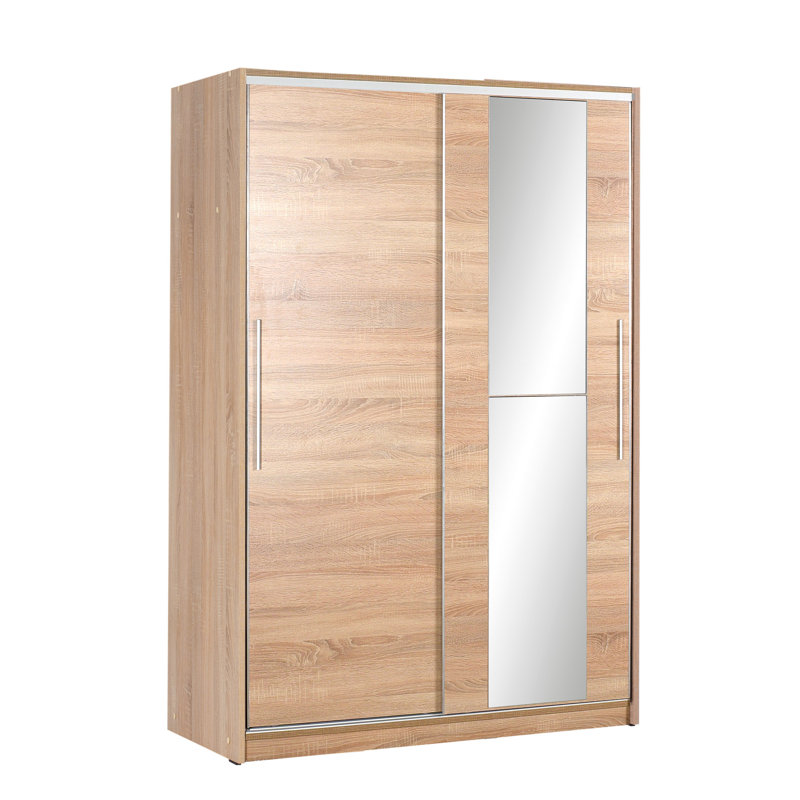Gerling 2 Door Manufactured Wood Wardrobe, 120cm H x 187cm W x 40cm D