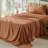 Bedsure Polyester Microfiber Sheet Set Hotel Luxury Sheets, Easy Care Cooling Bed Sheet Set 84GSM(80" x 95")GentleSoft™️-105311079-105311069