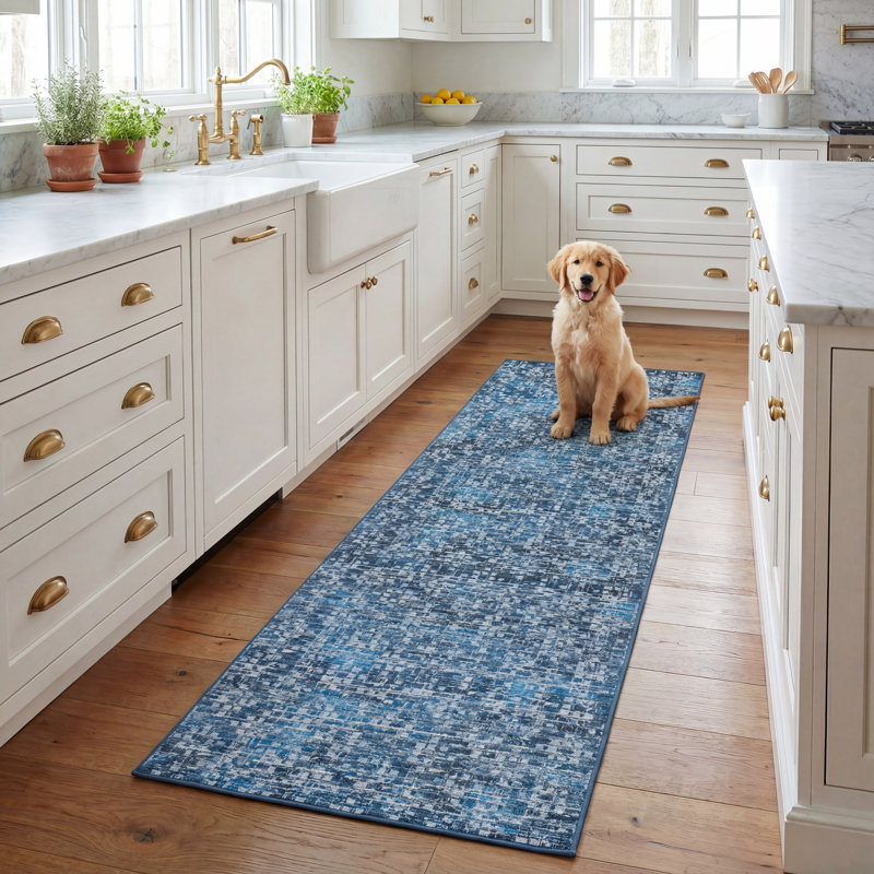 Tucson Performance Machine Washable Geometric Rug, Runner 2'6" x 8'