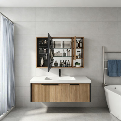 Armoire de salle de bain 41,7 po