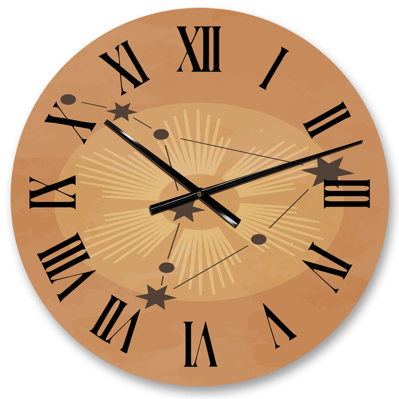 Horloge murale astrologique, Moyen