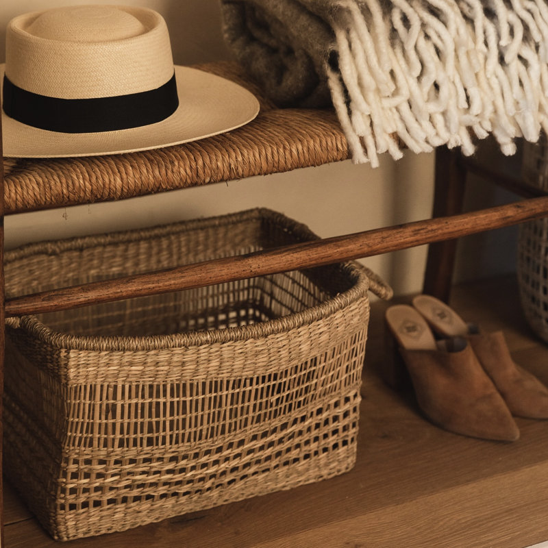 Salema Rectangular Seagrass Basket - Small, 20 pt