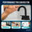 Remnants 4 In. Centerset 2-Handle High-Arc Bathroom Sink Faucet In Matte Black With Drain Assembly And 1.2 GPM Flow-120320345