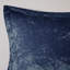 Literie en velours bleu marine pour lit simple/simple XL, lavable à la machine, couette et oreiller à motifs de losanges, housse lavable