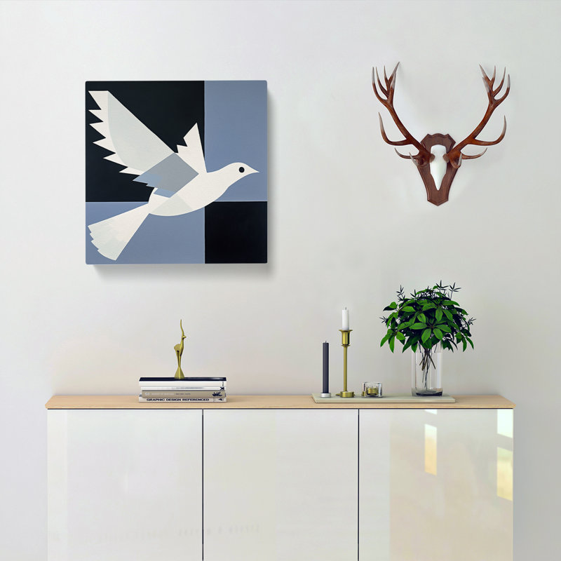 Dove Suprematism No.7 - Print