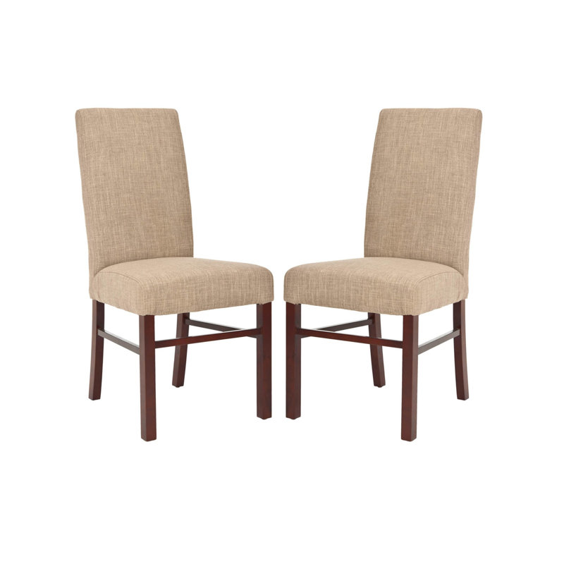 Chaise rembourrée Ardell, Beige olive