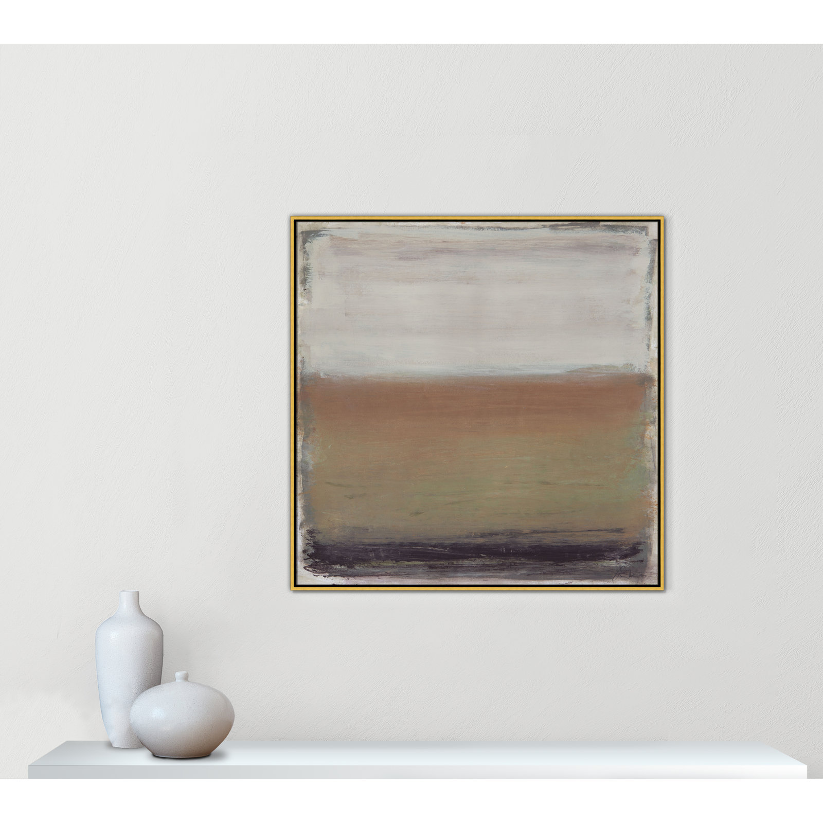 Alana "Arizona" Print by Filippo Ioco, 41.5" H x 41.5" W, Gold