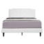 Classic Bed With Panel Design Headboard, Bed-146452376-146452377