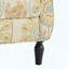 Chaise d'appoint avec pieds coniques en bouleau - tissu