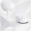 Ventilateur de plafond de 38 pouces sans lumière, ventilateurs de plafond intérieurs et extérieurs modernes avec télécommande pour moteur à courant continu pour chambre à coucher, salon