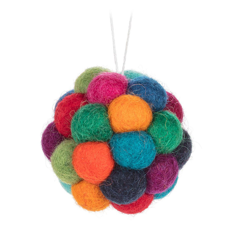 Ornement suspendu à pompon
