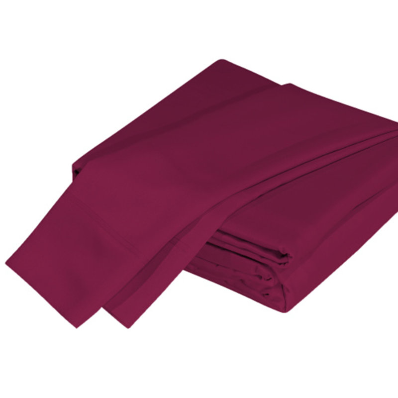 Ensemble de draps 4 pièces Deluxe Deluxe 100% rayonne de bambou, Ensemble de draps pour grand lit avec 2 taies d'or
