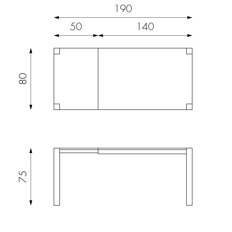 Mulhouse Extendable Dining Table