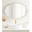 Scalloped Oval Bathroom Mirror-1128417398