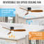 132cm Ceiling Fan with LED Lights-1279611145-1279611144