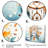 " Orange Dreamcatcher Minimalist Harmony " Mixed Media Print-1105293122-1105293120
