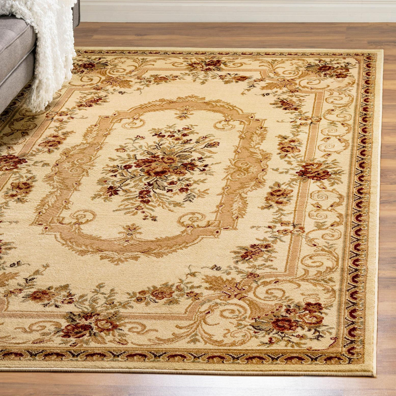 Debora Oriental Cream Area Rug