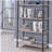 Grey Driftwood 4-shelf Bookcase-1935749556