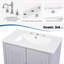 Meuble-lavabo double 60 po Modern-624852700